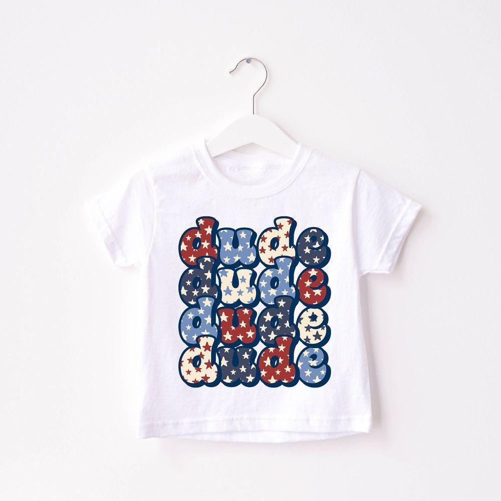 Retro Dude Star Spanged Usa Vuitino Shirt